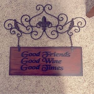 Good friends,wine, and times.